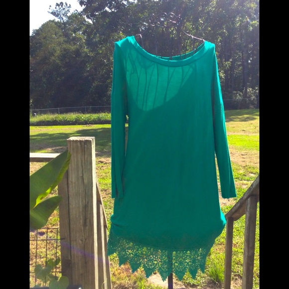 Emerald dress size S - Picture 2 of 4
